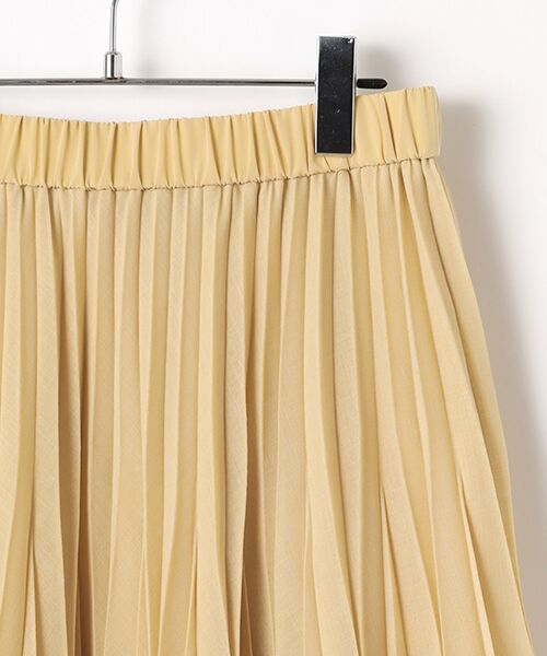 L'EQUIPE / レキップ ロング・マキシ丈スカート | ウールシャンブレープリーツスカート | 詳細2