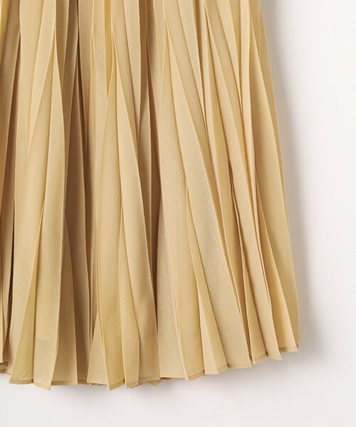 L'EQUIPE / レキップ ロング・マキシ丈スカート | ウールシャンブレープリーツスカート | 詳細3