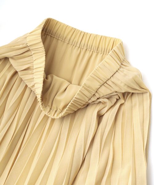 L'EQUIPE / レキップ ロング・マキシ丈スカート | ウールシャンブレープリーツスカート | 詳細4