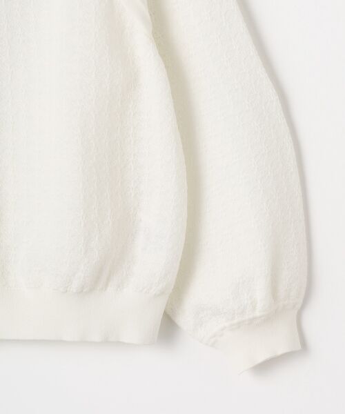 L'EQUIPE / レキップ ブルゾン | レース柄ジャガードニットブルゾン | 詳細3