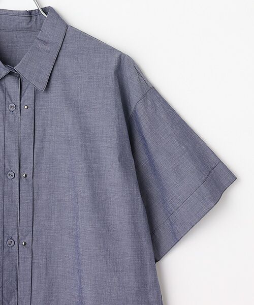 L'EQUIPE / レキップ シャツ・ブラウス | 60コットンシルクローンハーフスリーブシャツ | 詳細2