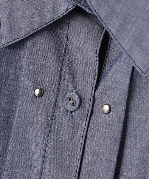 L'EQUIPE / レキップ シャツ・ブラウス | 60コットンシルクローンハーフスリーブシャツ | 詳細4