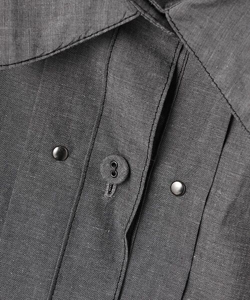 L'EQUIPE / レキップ シャツ・ブラウス | 60コットンシルクローンハーフスリーブシャツ | 詳細5