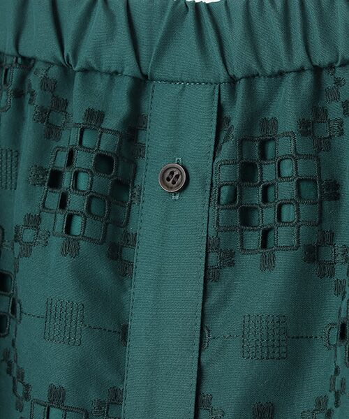 L'EQUIPE / レキップ ロング・マキシ丈スカート | ボーラー刺繍T/Cティアードスカート | 詳細1