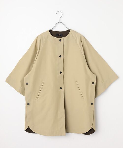 L'EQUIPE / レキップ その他アウター | コットンナイロングログランコート（ベージュ系）