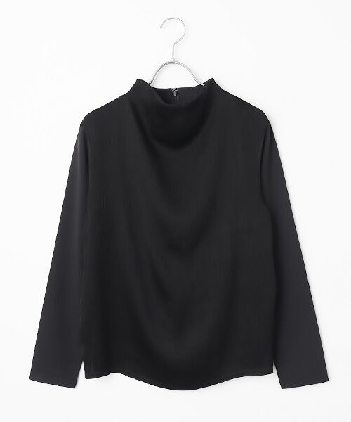 L'EQUIPE / レキップ カットソー | ウェーブクロス＆ベアスムースカットソー（ブラック）