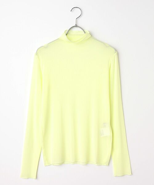 L'EQUIPE / レキップ カットソー | チュールタートルネックカットソー（イエロー）