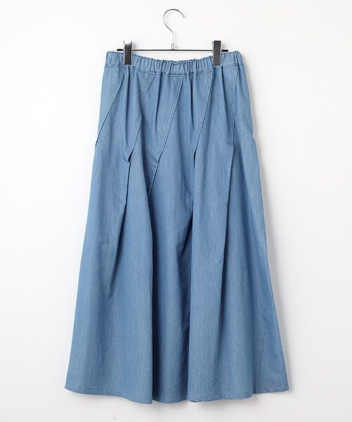 L'EQUIPE / レキップ デニムスカート | コットンリヨセルダンガリースカート | 詳細1