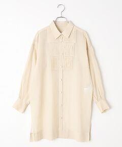 L'EQUIPE / レキップ シャツ・ブラウス | オーガニックコットンシアーストライプブラウス
