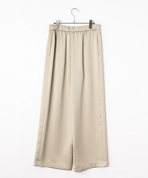 L'EQUIPE / レキップ その他パンツ | ［eclat 2026年5月号掲載商品］ヴィンテージサテンパンツ | 詳細1