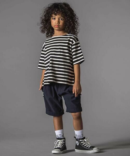 LIBERCORE par BEBE / リベルコア パル ベベ ショート・ハーフ・半端丈パンツ | バックサテングルカショーツ親子お揃い(110~140cm) | 詳細1