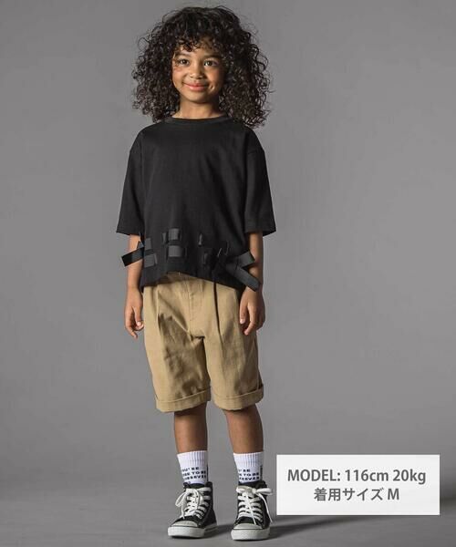 LIBERCORE par BEBE / リベルコア パル ベベ ショート・ハーフ・半端丈パンツ | バックサテングルカショーツ親子お揃い(110~140cm) | 詳細7