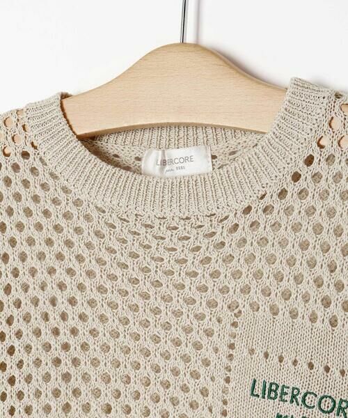 LIBERCORE par BEBE / リベルコア パル ベベ ニット・セーター | メッシュ編みサマーニットプルオーバー親子お揃い(110~140cm) | 詳細11