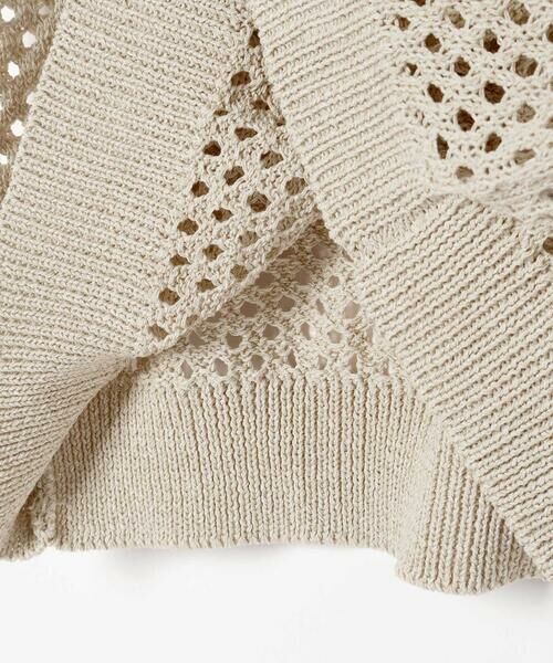 LIBERCORE par BEBE / リベルコア パル ベベ ニット・セーター | メッシュ編みサマーニットプルオーバー親子お揃い(110~140cm) | 詳細15