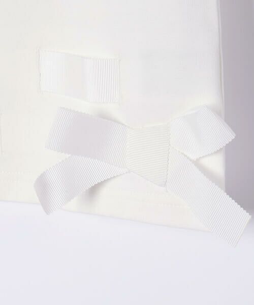 LIBERCORE par BEBE / リベルコア パル ベベ Tシャツ | 裾リボンベルト天竺半袖Tシャツ親子お揃い(110~140cm) | 詳細8