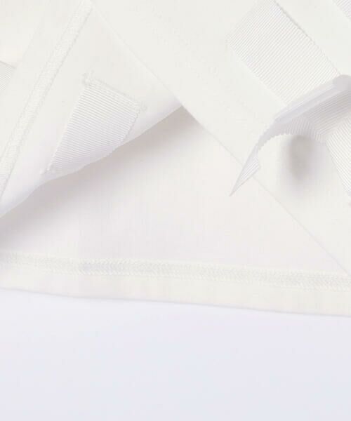 LIBERCORE par BEBE / リベルコア パル ベベ Tシャツ | 裾リボンベルト天竺半袖Tシャツ親子お揃い(110~140cm) | 詳細9