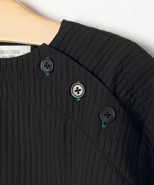 LIBERCORE par BEBE / リベルコア パル ベベ シャツ・ブラウス | ドビーストライプ肩ボタン半袖シャツ親子お揃い(110~140cm) | 詳細9