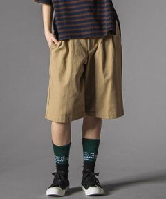 LIBERCORE par BEBE / リベルコア パル ベベ ショート・ハーフ・半端丈パンツ | バックサテングルカショーツ大人親子お揃い(140~175cm)