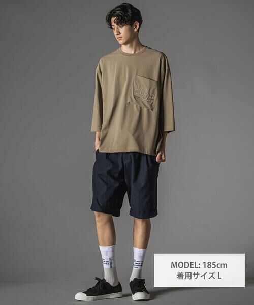 LIBERCORE par BEBE / リベルコア パル ベベ ショート・ハーフ・半端丈パンツ | バックサテングルカショーツ大人親子お揃い(140~175cm) | 詳細3