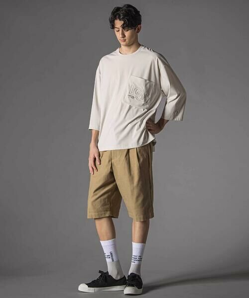 LIBERCORE par BEBE / リベルコア パル ベベ ショート・ハーフ・半端丈パンツ | バックサテングルカショーツ大人親子お揃い(140~175cm) | 詳細19