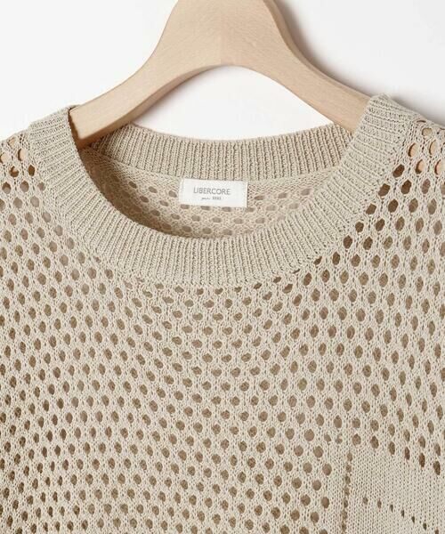 LIBERCORE par BEBE / リベルコア パル ベベ ニット・セーター | メッシュ編みサマーニットプルオーバー大人親子お揃い(140~175cm) | 詳細10