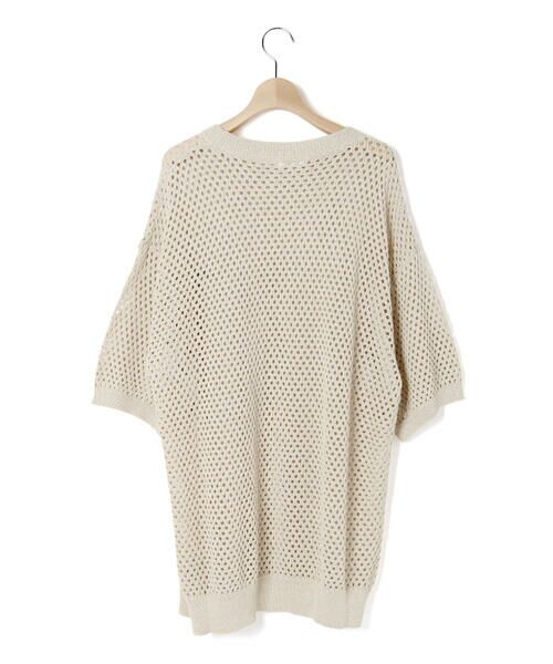 LIBERCORE par BEBE / リベルコア パル ベベ ニット・セーター | メッシュ編みサマーニットプルオーバー大人親子お揃い(140~175cm) | 詳細9