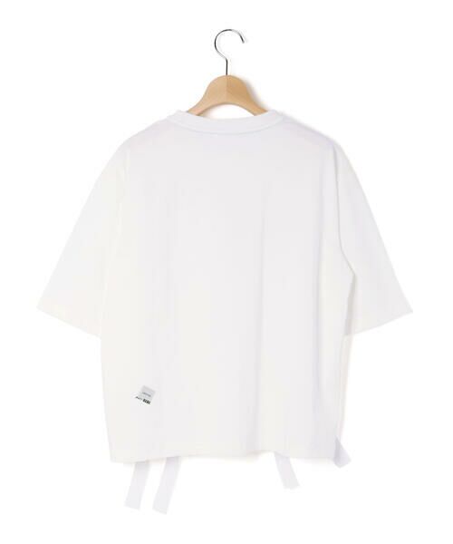 LIBERCORE par BEBE / リベルコア パル ベベ Tシャツ | 裾リボン付き天竺半袖Tシャツ大人親子お揃い(140~160cm) | 詳細4