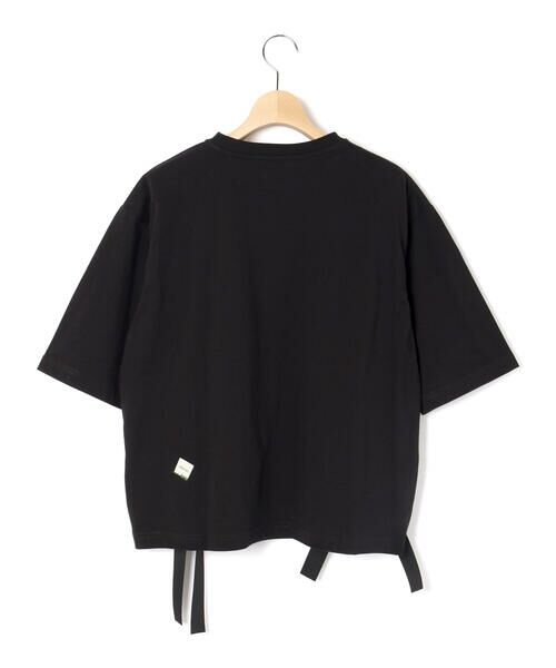 LIBERCORE par BEBE / リベルコア パル ベベ Tシャツ | 裾リボン付き天竺半袖Tシャツ大人親子お揃い(140~160cm) | 詳細10