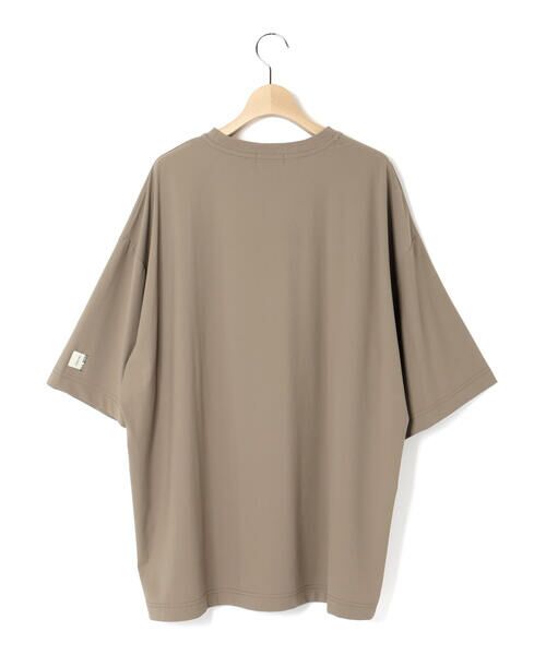 LIBERCORE par BEBE / リベルコア パル ベベ Tシャツ | ナイロンカノコBIGロゴポケット半袖ワイドTシャツ大人親子お揃い(140~175cm) | 詳細5