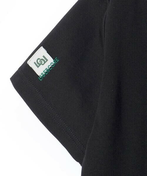 LIBERCORE par BEBE / リベルコア パル ベベ ミニ丈・ひざ丈ワンピース | ポンチ+メタリックボイルスカートドッキング半袖ワンピース親子お揃い(110~140cm) | 詳細4