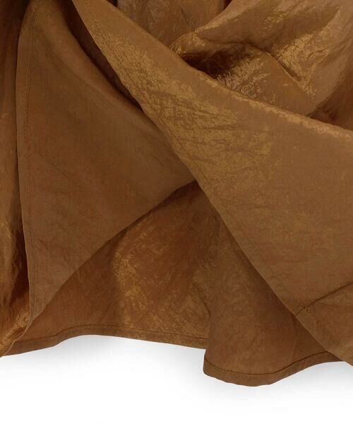 LIBERCORE par BEBE / リベルコア パル ベベ ミニ丈・ひざ丈ワンピース | ポンチ+メタリックボイルスカートドッキング半袖ワンピース親子お揃い(110~140cm) | 詳細8