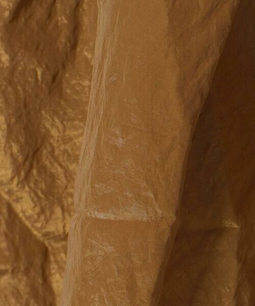 LIBERCORE par BEBE / リベルコア パル ベベ ミニ丈・ひざ丈ワンピース | ポンチ+メタリックボイルスカートドッキング半袖ワンピース親子お揃い(110~140cm) | 詳細10