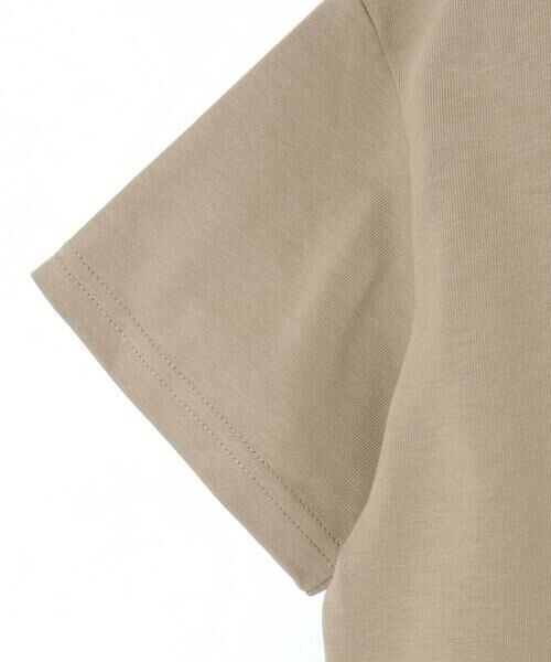 LIBERCORE par BEBE / リベルコア パル ベベ Tシャツ | 【トラベルポーチ付き】天竺スリット入りTシャツ2枚セット親子お揃い(110~140cm) | 詳細5