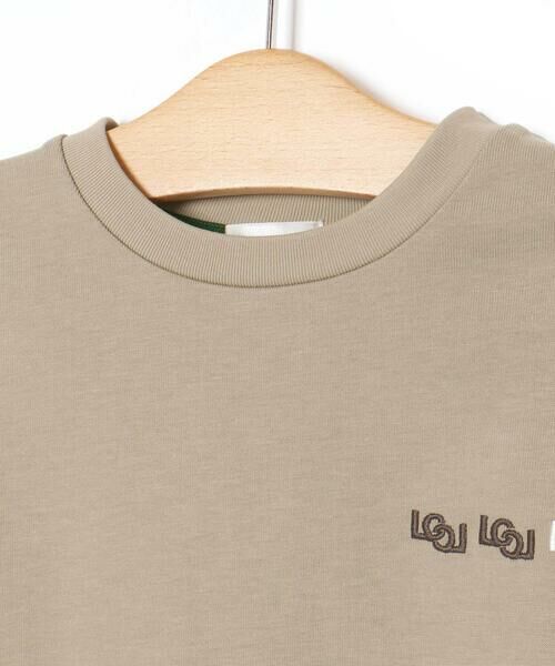 LIBERCORE par BEBE / リベルコア パル ベベ Tシャツ | 【トラベルポーチ付き】天竺スリット入りTシャツ2枚セット親子お揃い(110~140cm) | 詳細3