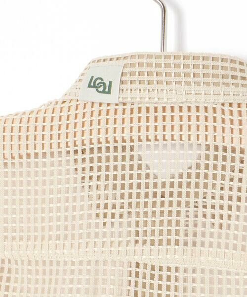 LIBERCORE par BEBE / リベルコア パル ベベ シャツ・ブラウス | ラッセルメッシュ半袖オーバーシャツ親子お揃い(110~140cm) | 詳細16