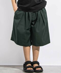 LIBERCORE par BEBE / リベルコア パル ベベ ショート・ハーフ・半端丈パンツ | サージボックスタックミモレ丈パンツ親子お揃い(110~140cm)