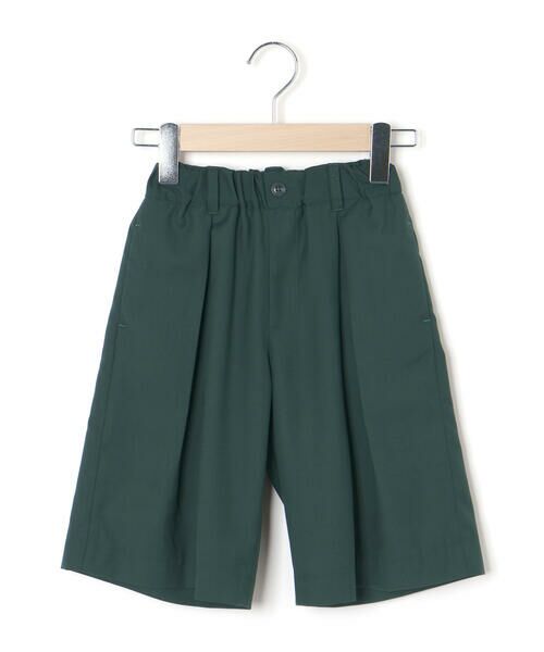 LIBERCORE par BEBE / リベルコア パル ベベ ショート・ハーフ・半端丈パンツ | サージボックスタックミモレ丈パンツ親子お揃い(110~140cm) | 詳細5