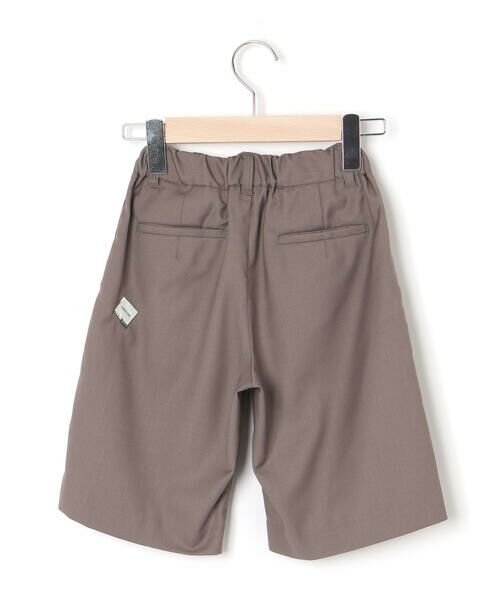 LIBERCORE par BEBE / リベルコア パル ベベ ショート・ハーフ・半端丈パンツ | サージボックスタックミモレ丈パンツ親子お揃い(110~140cm) | 詳細11