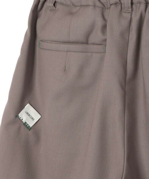 LIBERCORE par BEBE / リベルコア パル ベベ ショート・ハーフ・半端丈パンツ | サージボックスタックミモレ丈パンツ親子お揃い(110~140cm) | 詳細14