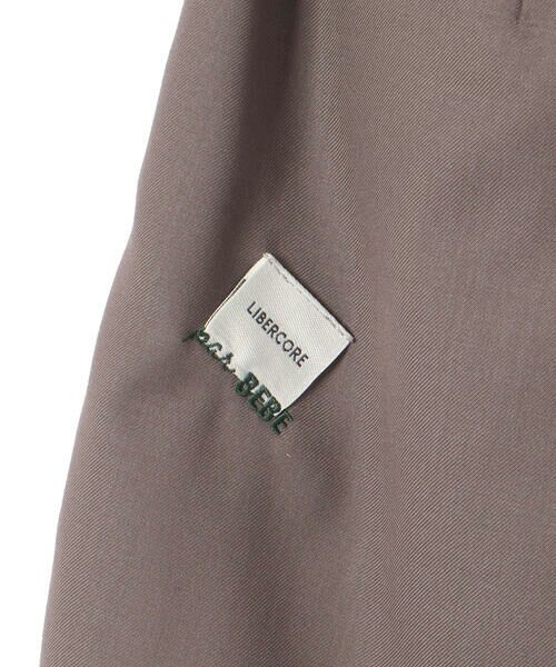 LIBERCORE par BEBE / リベルコア パル ベベ ショート・ハーフ・半端丈パンツ | サージボックスタックミモレ丈パンツ親子お揃い(110~140cm) | 詳細15