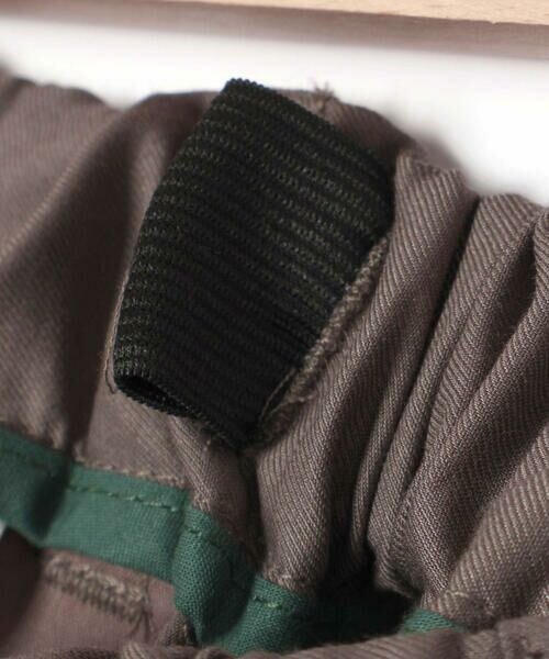 LIBERCORE par BEBE / リベルコア パル ベベ ショート・ハーフ・半端丈パンツ | サージボックスタックミモレ丈パンツ親子お揃い(110~140cm) | 詳細18