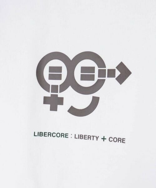 LIBERCORE par BEBE / リベルコア パル ベベ Tシャツ | ヘビーオンス天竺ラバープリント半袖Tシャツ親子お揃い(110~140cm) | 詳細6
