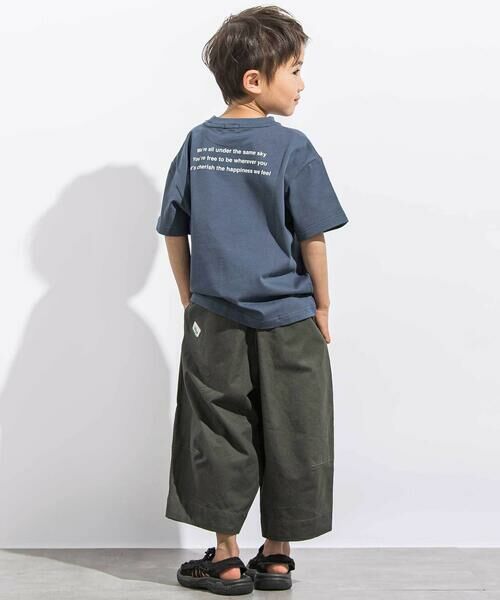 LIBERCORE par BEBE / リベルコア パル ベベ Tシャツ | ヘビーオンス天竺ラバープリント半袖Tシャツ親子お揃い(110~140cm) | 詳細11