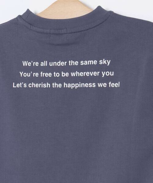 LIBERCORE par BEBE / リベルコア パル ベベ Tシャツ | ヘビーオンス天竺ラバープリント半袖Tシャツ親子お揃い(110~140cm) | 詳細20