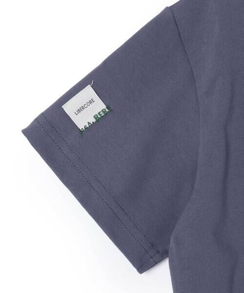 LIBERCORE par BEBE / リベルコア パル ベベ Tシャツ | ヘビーオンス天竺ラバープリント半袖Tシャツ親子お揃い(110~140cm) | 詳細21