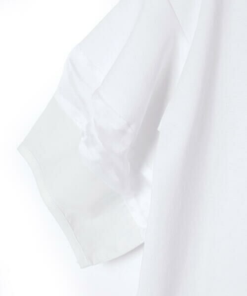 LIBERCORE par BEBE / リベルコア パル ベベ Tシャツ | ポンチシアー切り替えポワン袖Tシャツ親子お揃い(110~140cm) | 詳細4