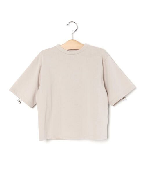 LIBERCORE par BEBE / リベルコア パル ベベ Tシャツ | 天竺リップストップ切り替えドロスト半袖Tシャツ親子お揃い(110~140cm) | 詳細17