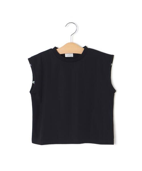 LIBERCORE par BEBE / リベルコア パル ベベ Tシャツ | リムーバブルリボンフレア袖スムースプルオーバー親子お揃い(110~140cm) | 詳細19