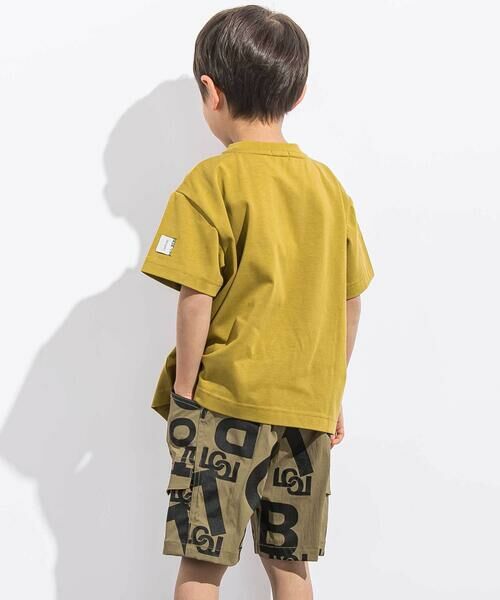LIBERCORE par BEBE / リベルコア パル ベベ Tシャツ | フロントタックロゴプリント天竺半袖Tシャツ親子お揃い(110~140cm) | 詳細2