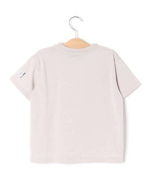 LIBERCORE par BEBE / リベルコア パル ベベ Tシャツ | フロントタックロゴプリント天竺半袖Tシャツ親子お揃い(110~140cm) | 詳細10